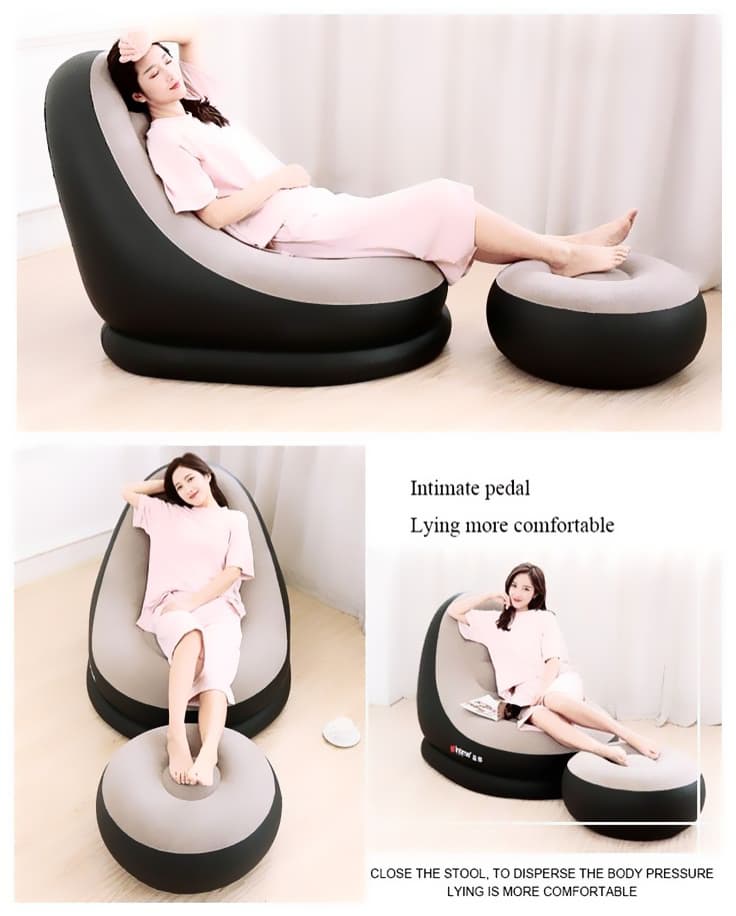 Air Sofa & Leg Rest with Electric Air Pump
