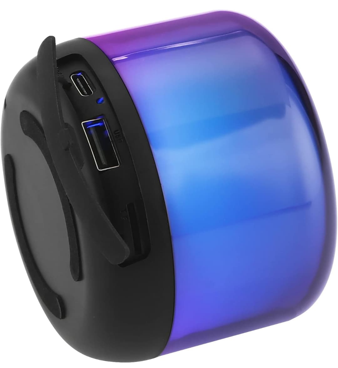 Portable Bluetooth Speaker with Dynamic Thunder Sound & Disco Light – 5W