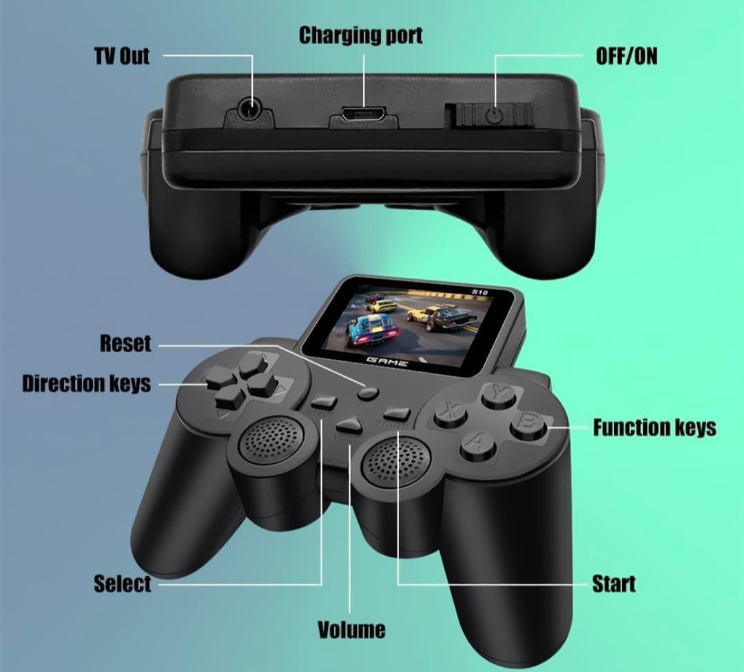 Controller Gamepad with Digital LED Display