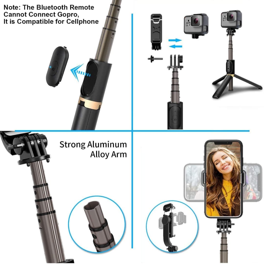 Q03 Bluetooth Selfie Stick with Tripod