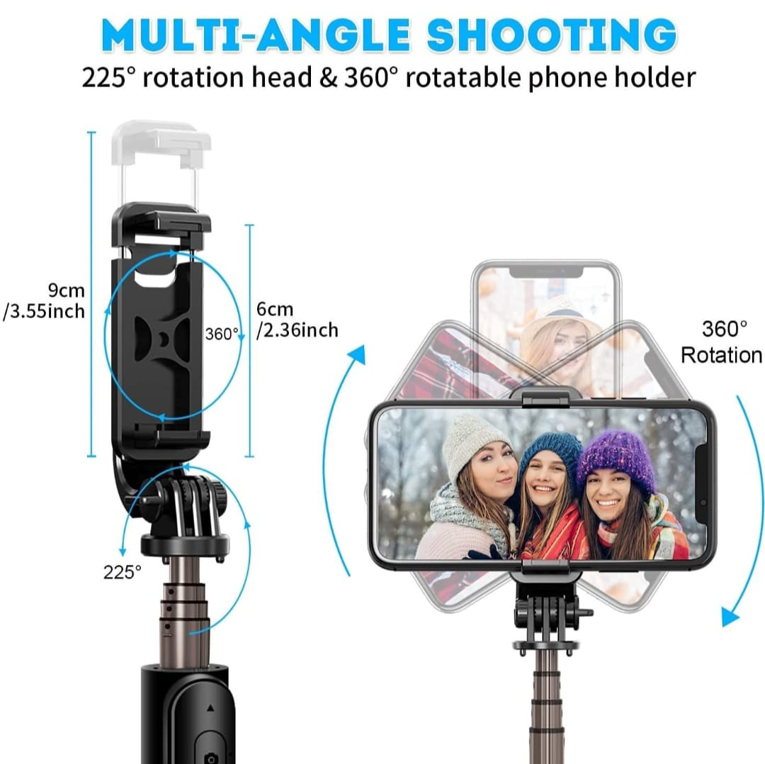 Q03 Bluetooth Selfie Stick with Tripod