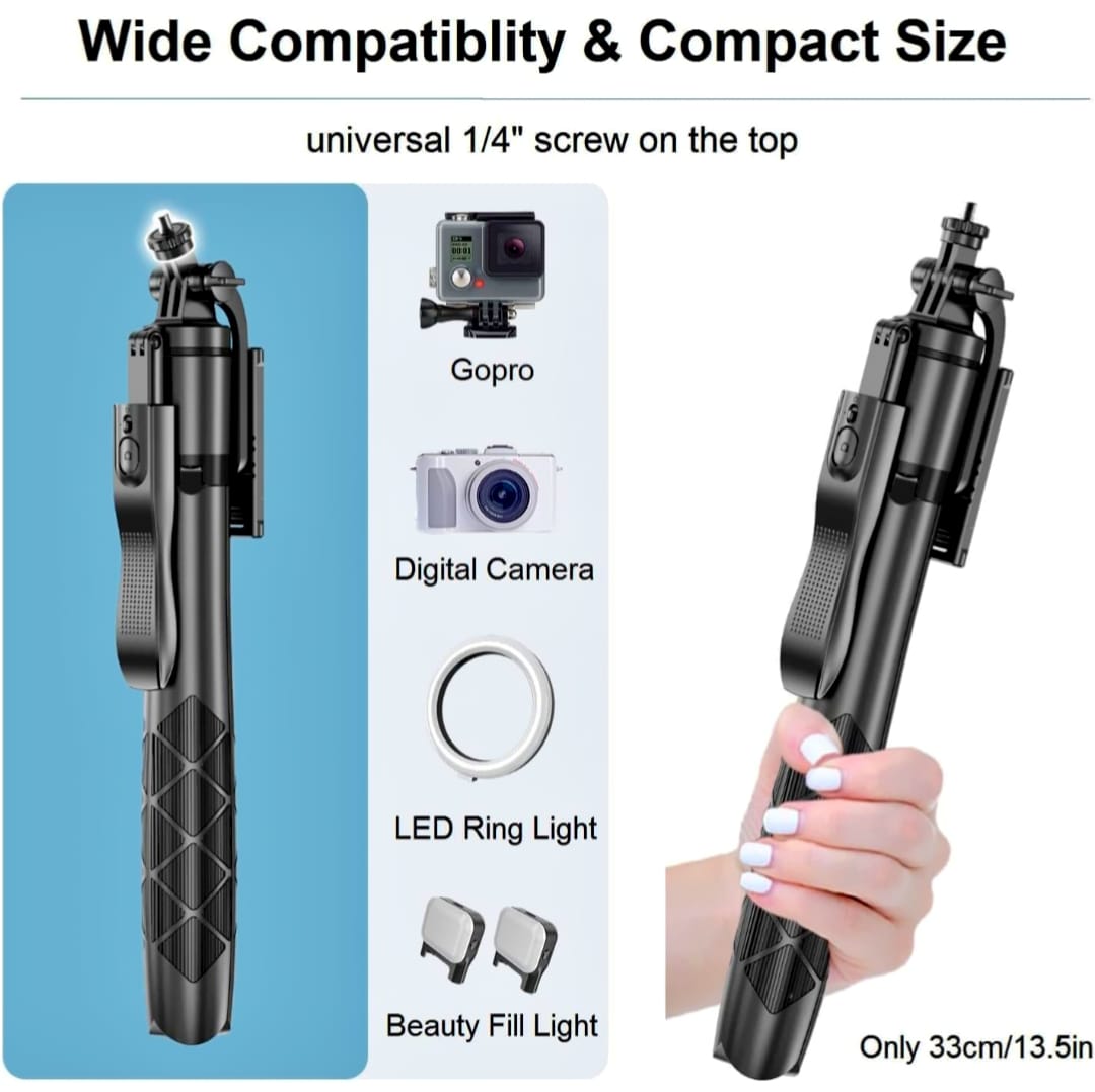 L16 Selfie Stick Tripod with Bluetooth Remote