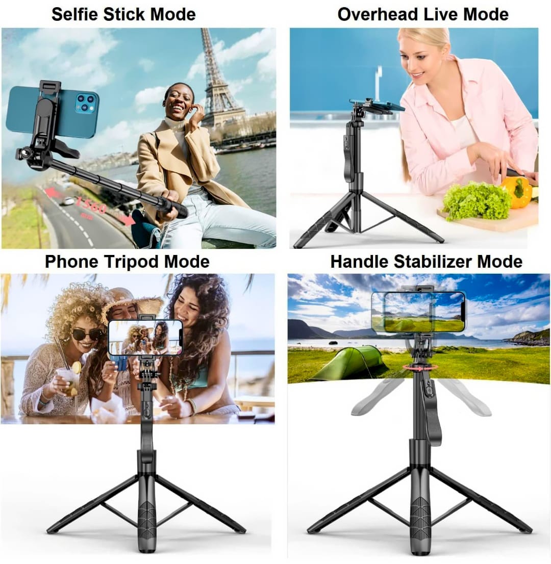 L16 Selfie Stick Tripod with Bluetooth Remote