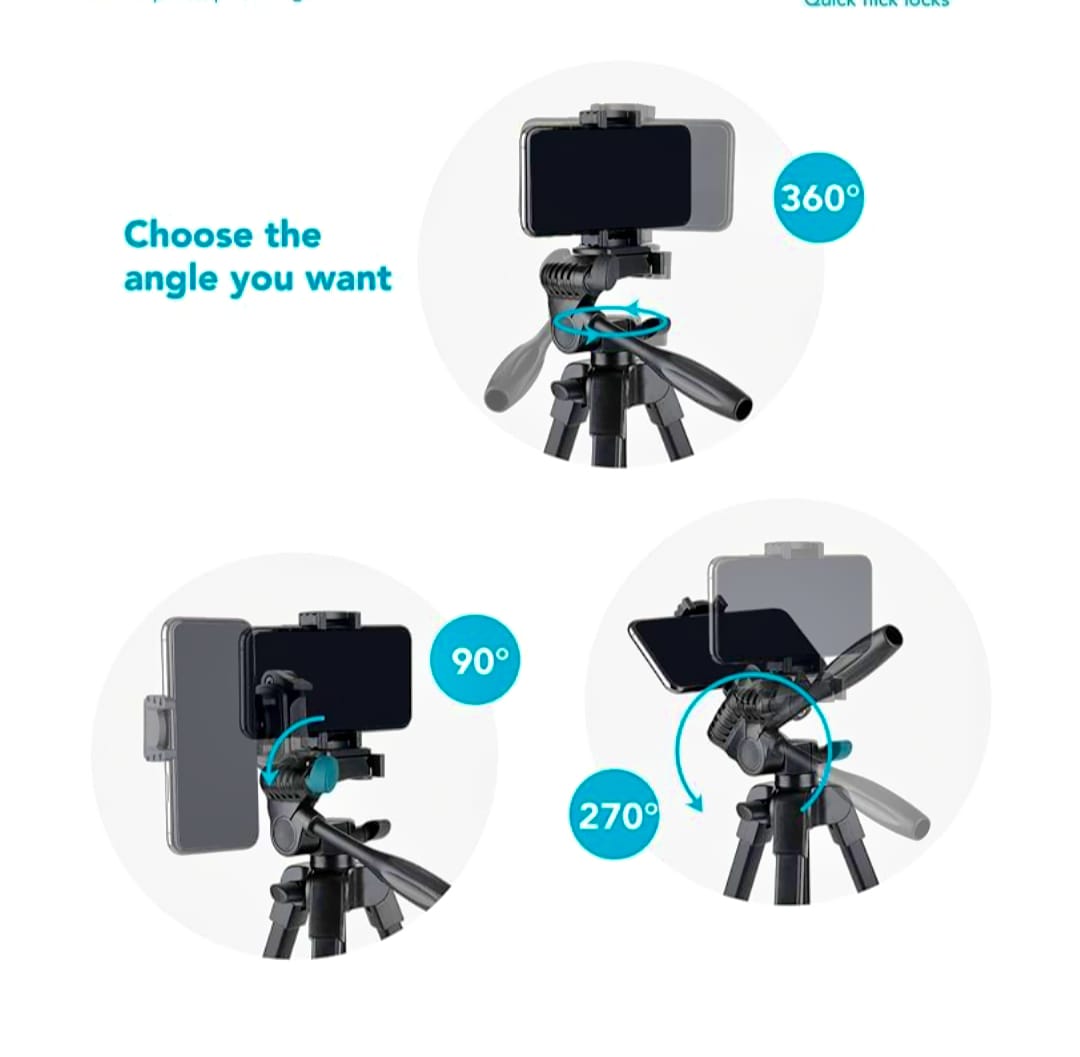 Neepho NP-610S Camera & Mobile Tripod Stand with Wireless Support