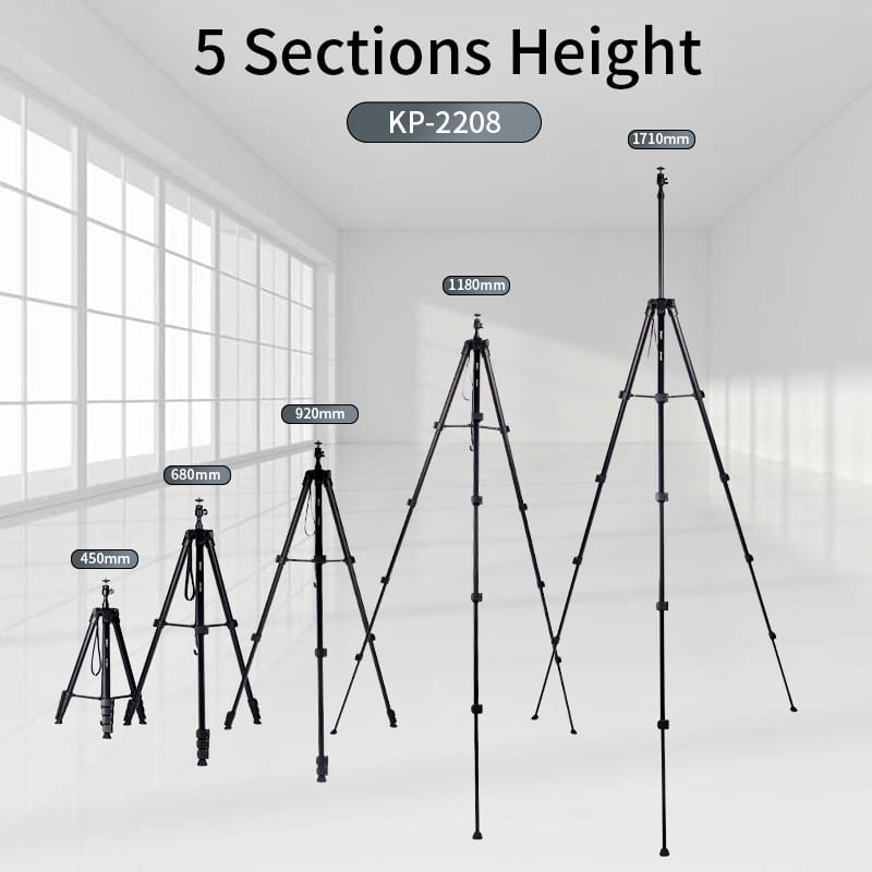 Jmary KP-2208 2-in-1 Aluminum Tripod & Monopod