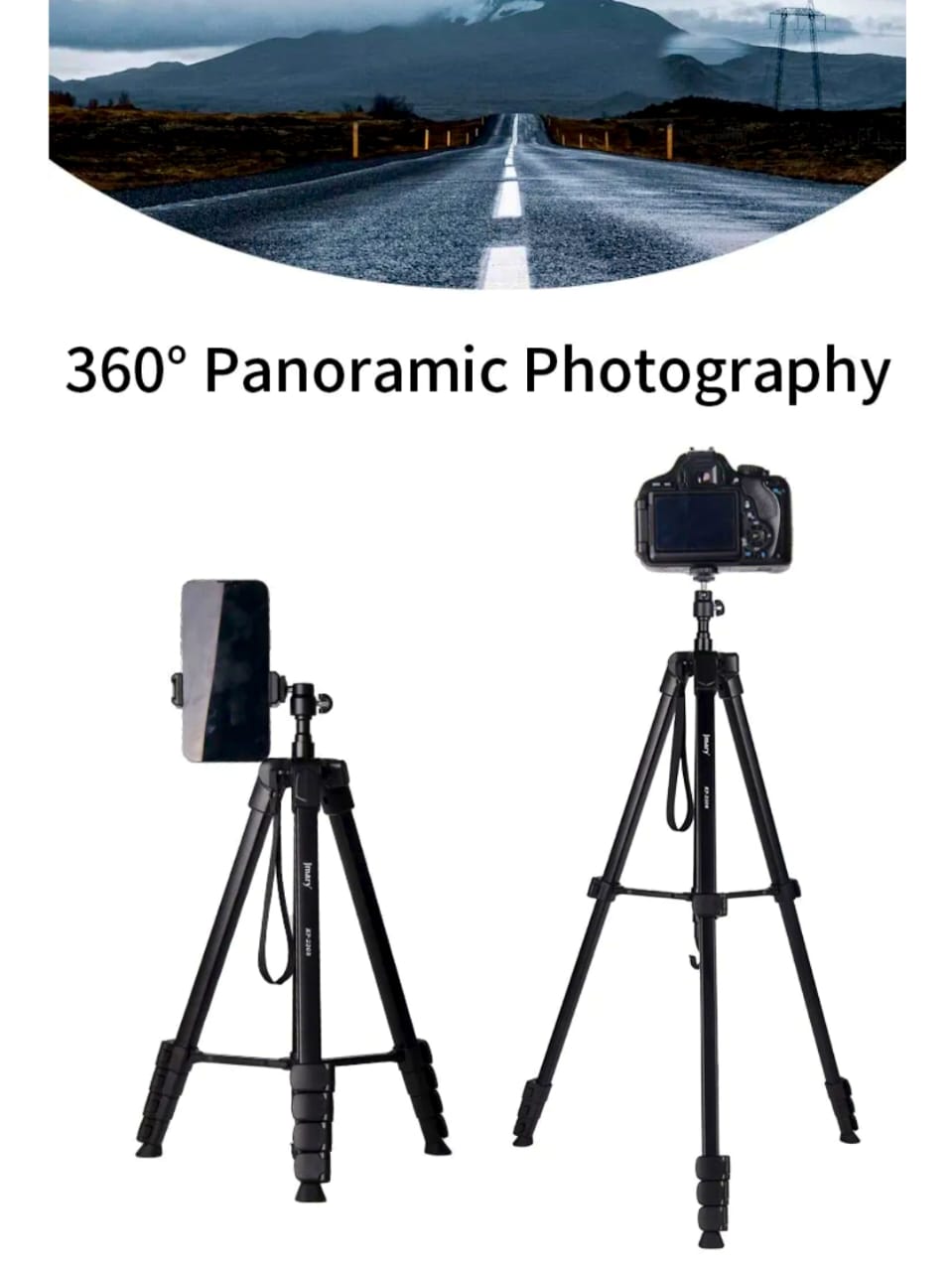Jmary KP-2208 2-in-1 Aluminum Tripod & Monopod