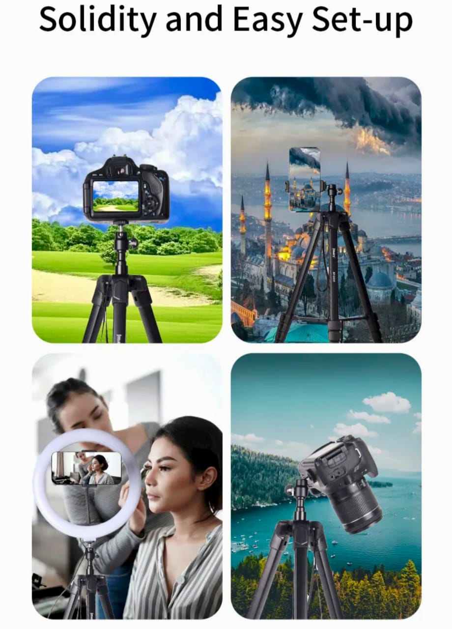 Jmary KP-2208 2-in-1 Aluminum Tripod & Monopod