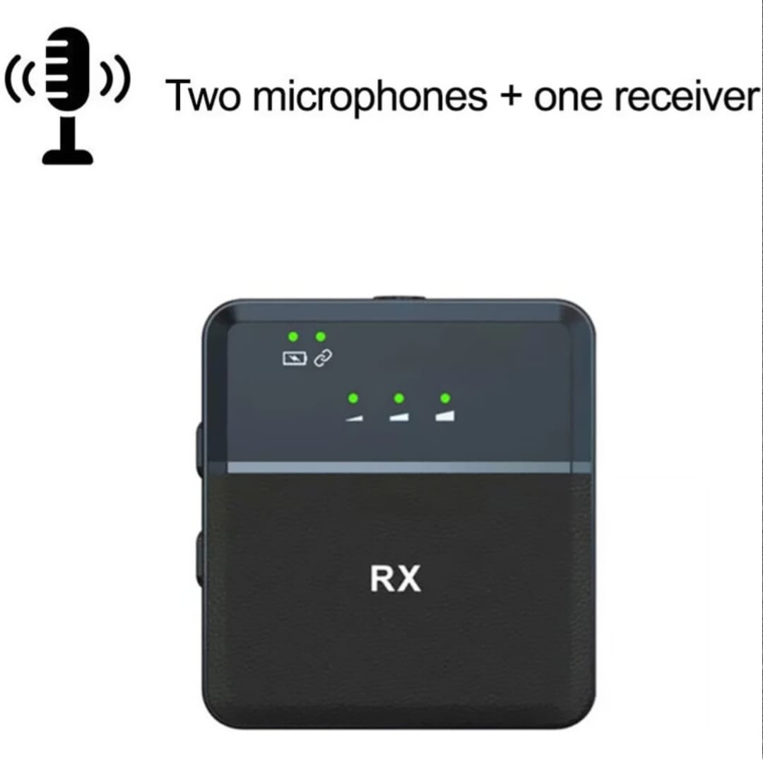 SX31 Wireless Lavalier Microphone (1 Receiver + 2 Transmitters)