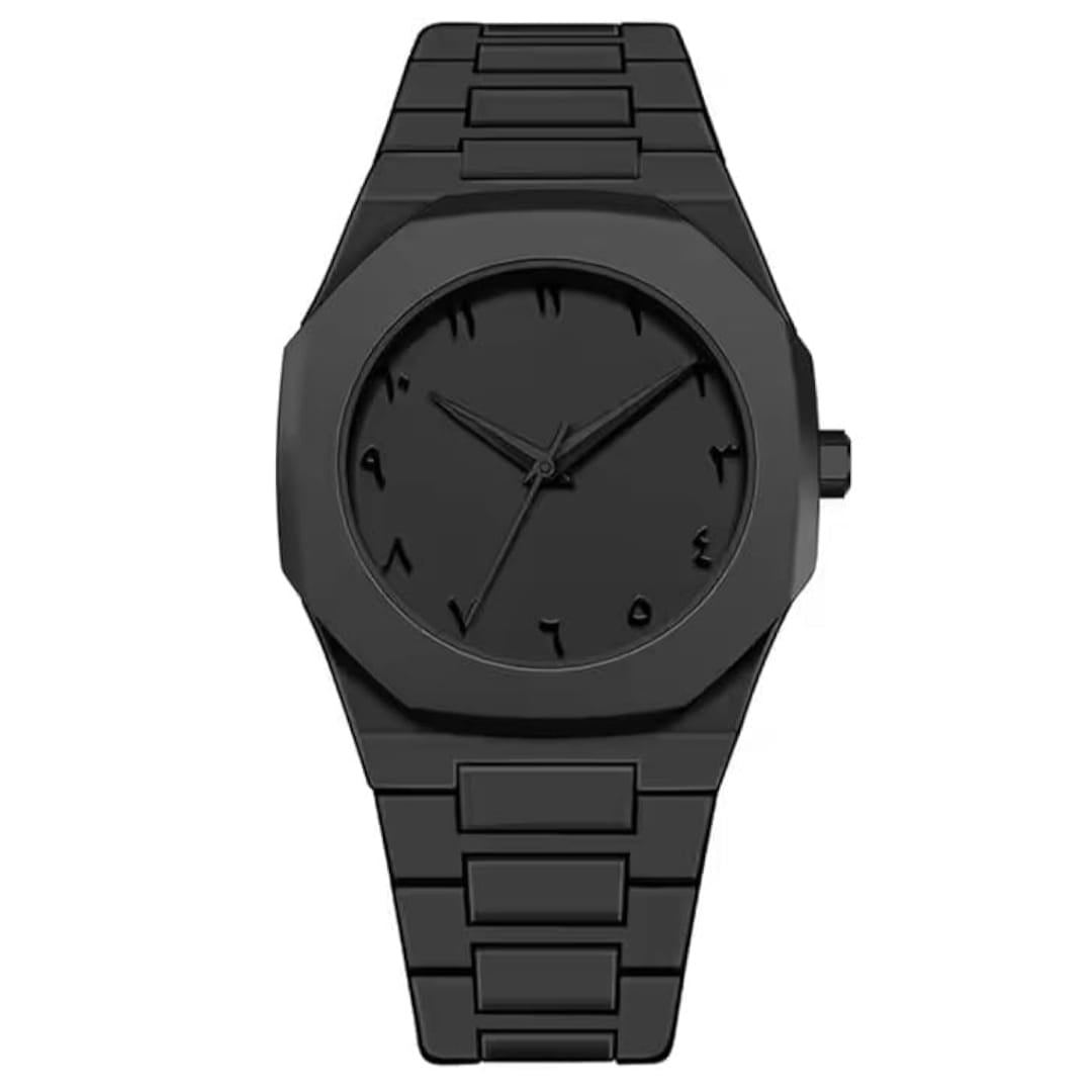 Mr.Charcoal Arabic Numeral watch