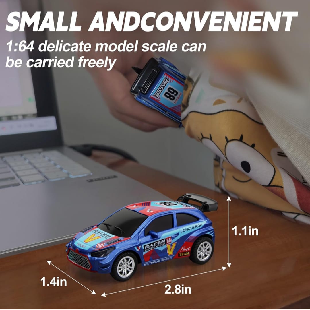 Mini RC Car – 1/64 Scale Remote Control Car