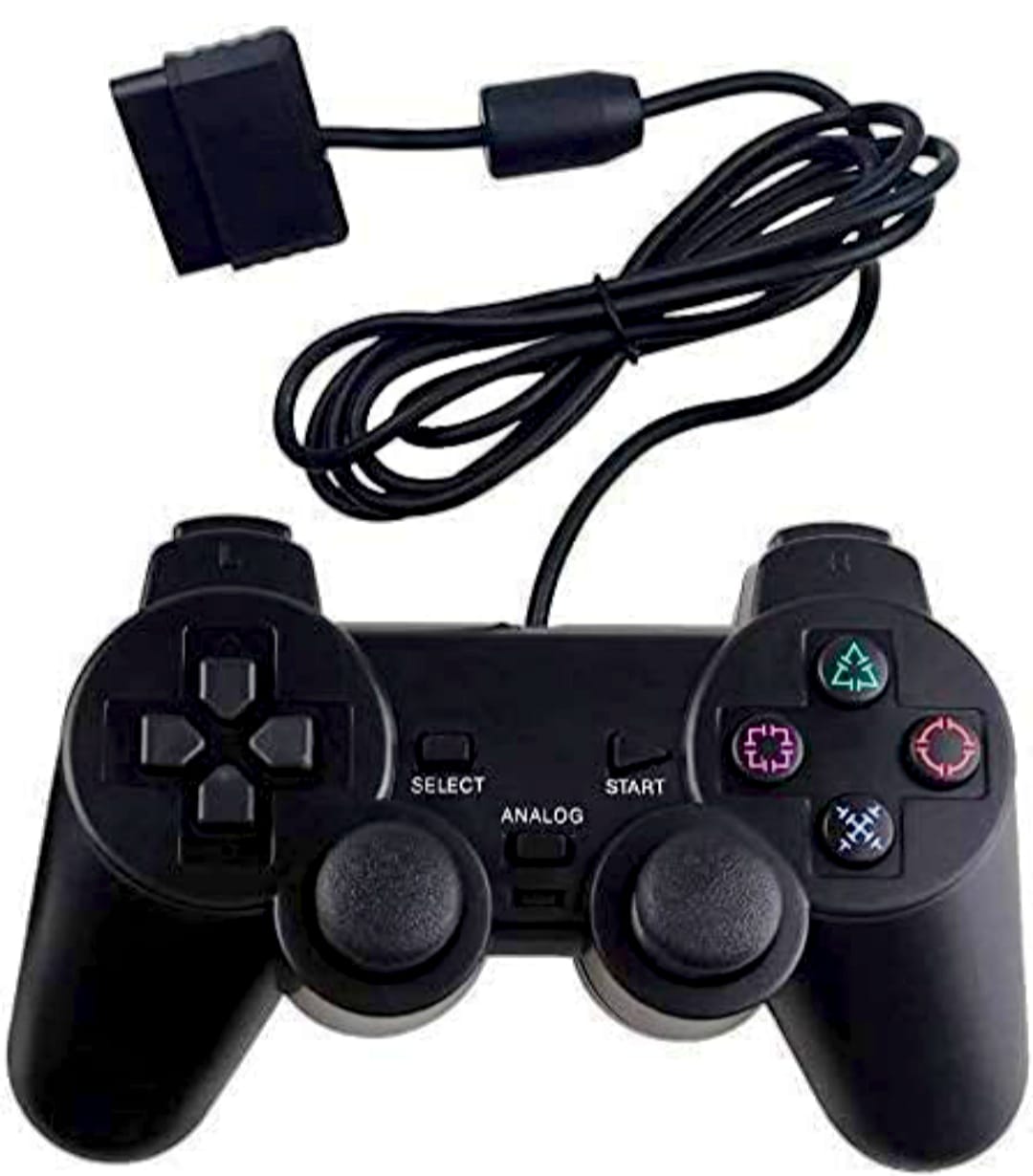 Wired DualShock Controller for PlayStation 2 – Black