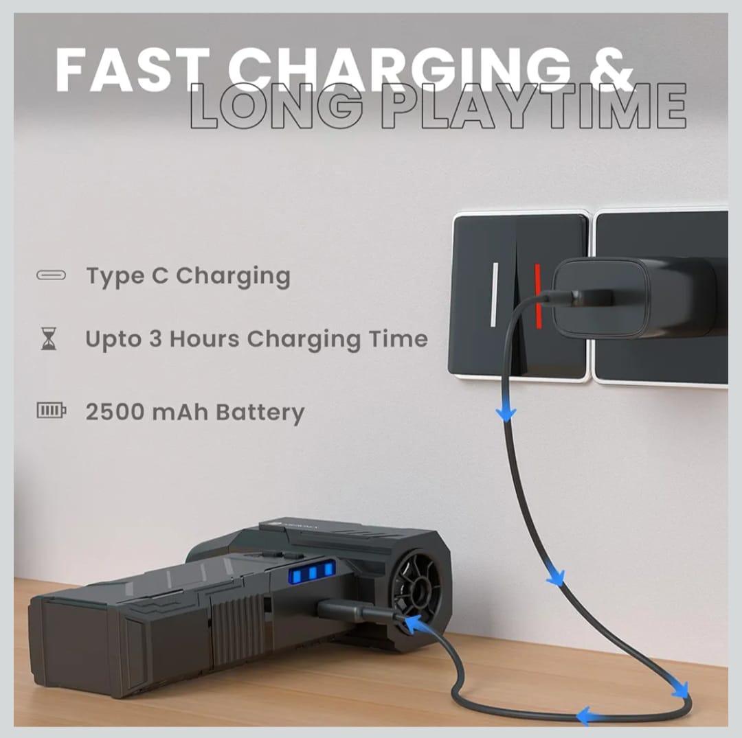 Mini Handheld High-Speed Air Duster (130000 RPM)