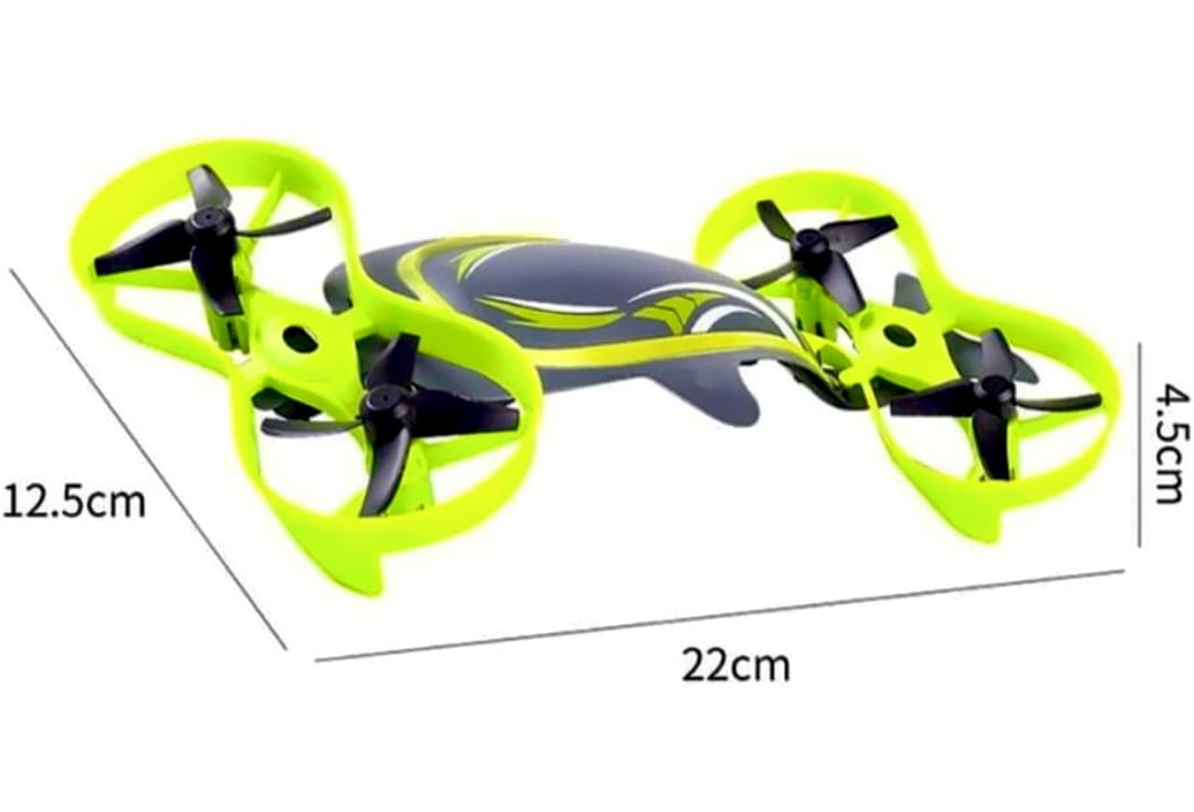 Flying Whale 3-in-1 – Air, Land & Water Toy (Green)