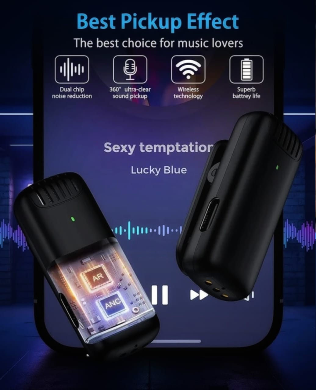 Wavlet 50 Dual Wireless Mic