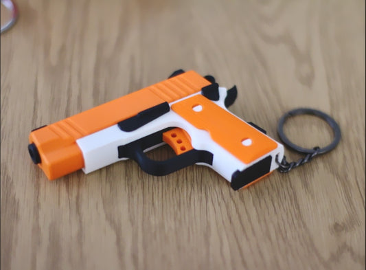 Fidget Gun Keychain â Slide-Action Toy