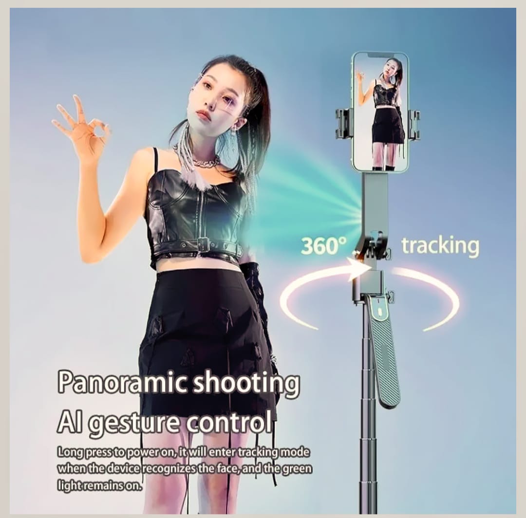 Q185 Auto Face Tracking AI Selfie Stick Tripod