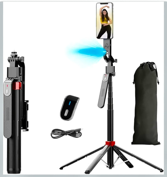 Q185 Auto Face Tracking AI Selfie Stick Tripod