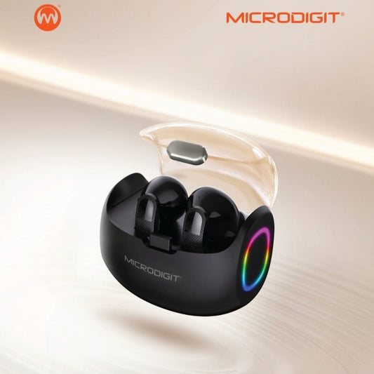 Microdigit DEP389 Wireless Earplugs – Enhanced Audio Quality, Immersive Music Experience