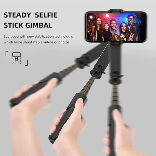 L09 Gimbal Stabilizer - Extendable Auto Balance Selfie Stick Tripod