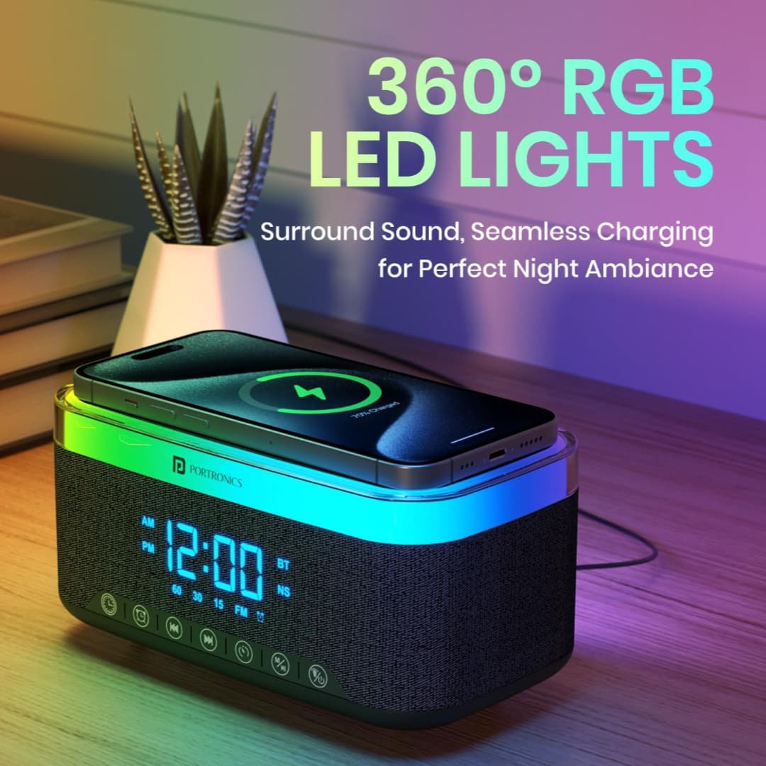 16W HD Sound Bluetooth Speaker with 15W Wireless Charging