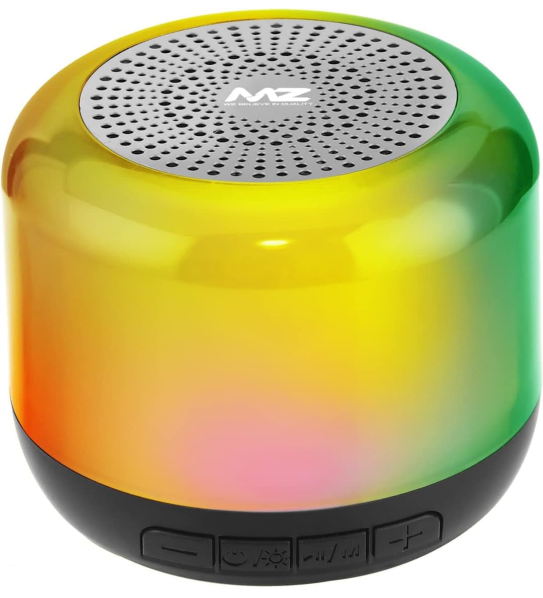 Portable Bluetooth Speaker with Dynamic Thunder Sound &amp; Disco Light – 5W