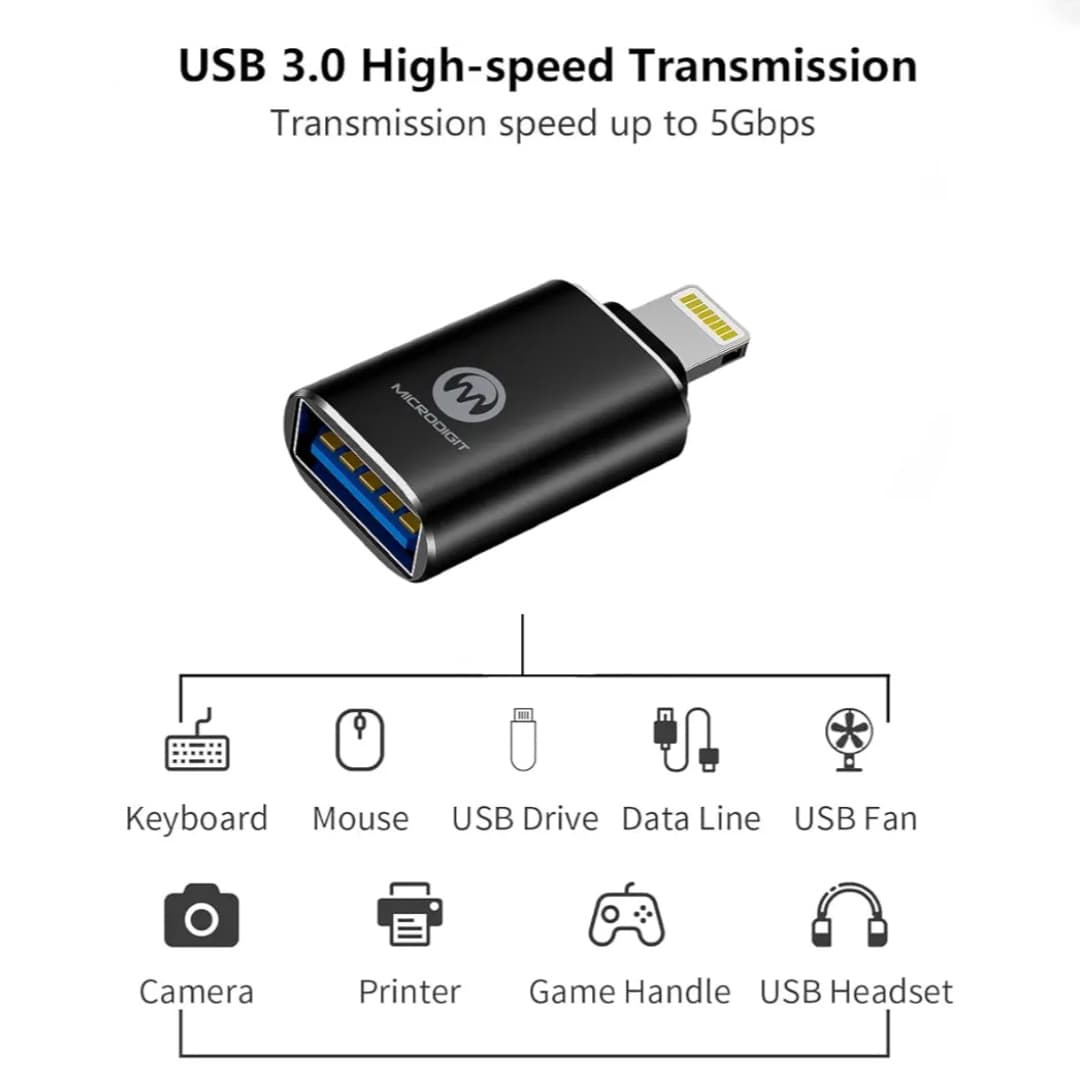 Lightning to USB OTG Adapter