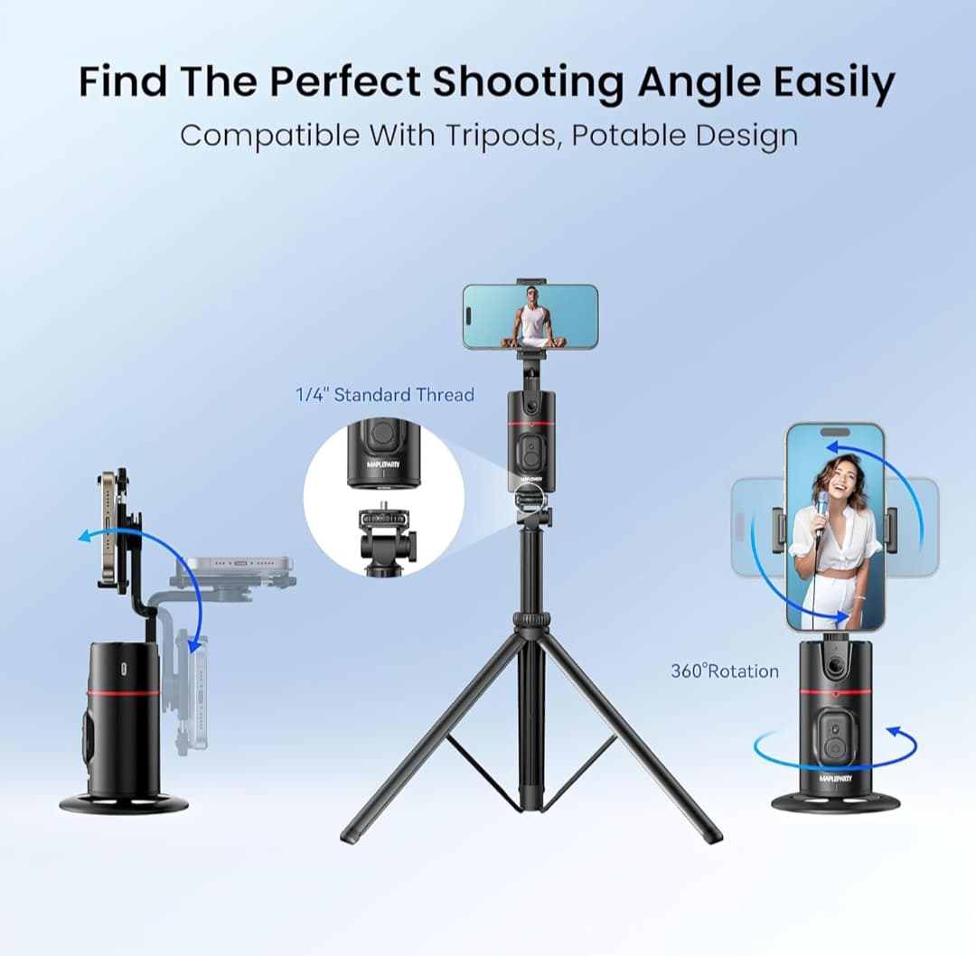 P02 Auto Face Tracking Gimbal – 360°