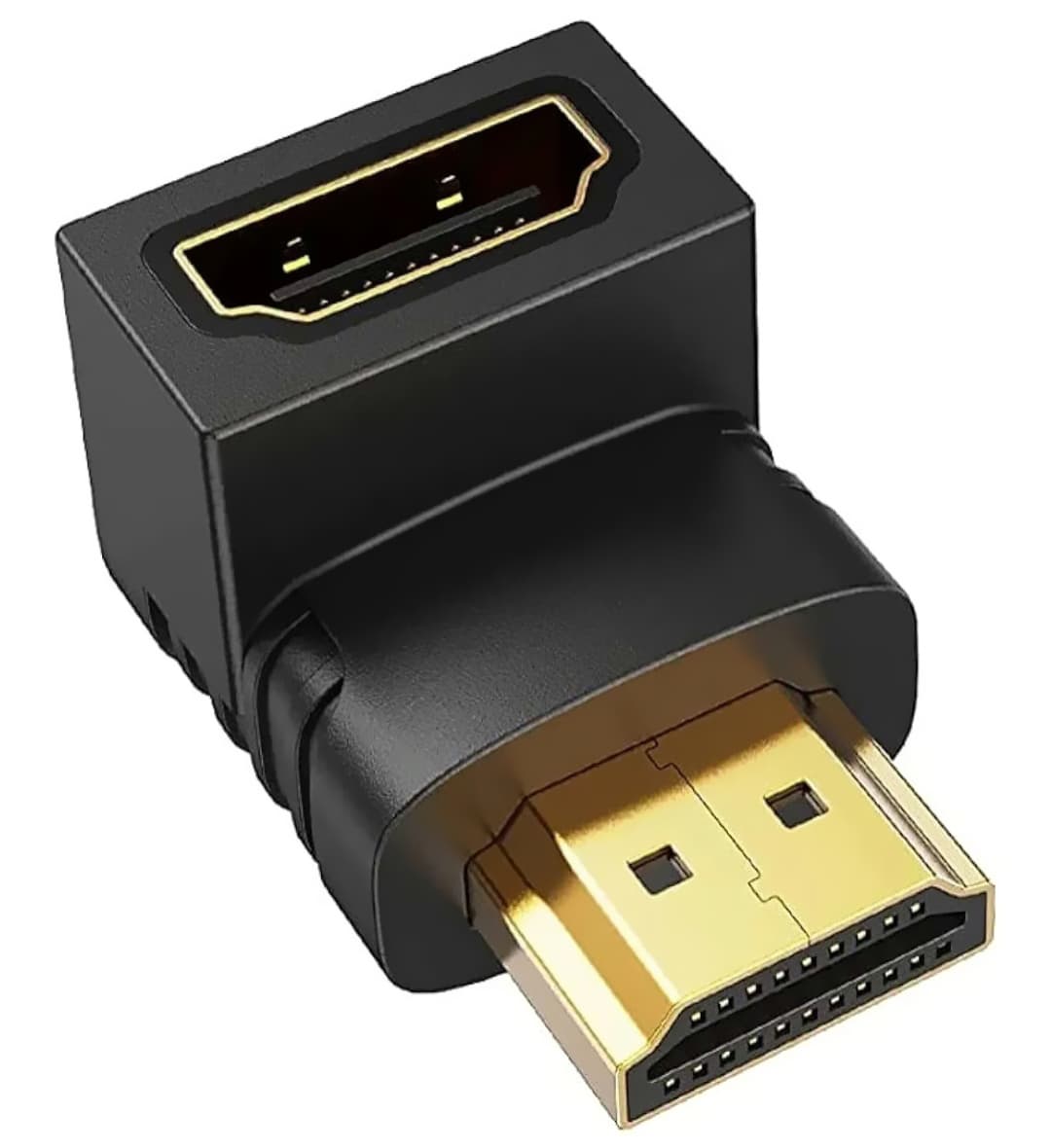 HDMI 90-Degree L-Shaped Adapter (Male to Female)