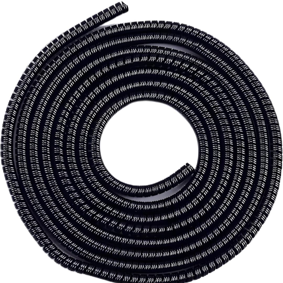 Full Cable Protector – Spiral Sleeve (Black)