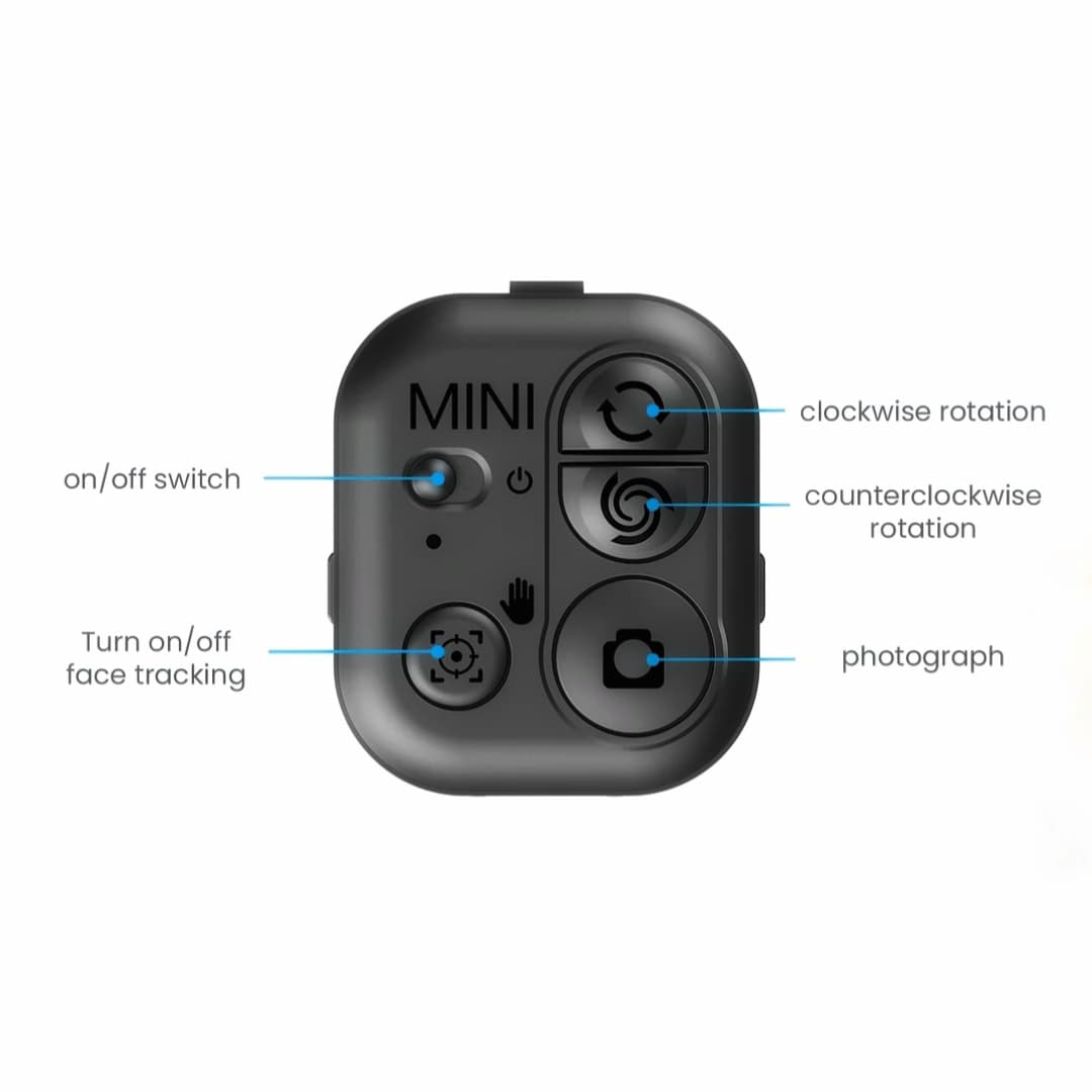C16 AI Gimbal – 360° Smart Tracking | Auto Face/Object Recognition