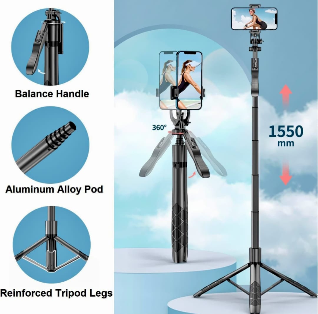 L16 Selfie Stick Tripod with Bluetooth Remote