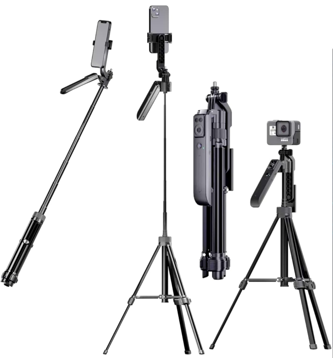 C19 AI Extendable Selfie Stick Tripod (1.9M)