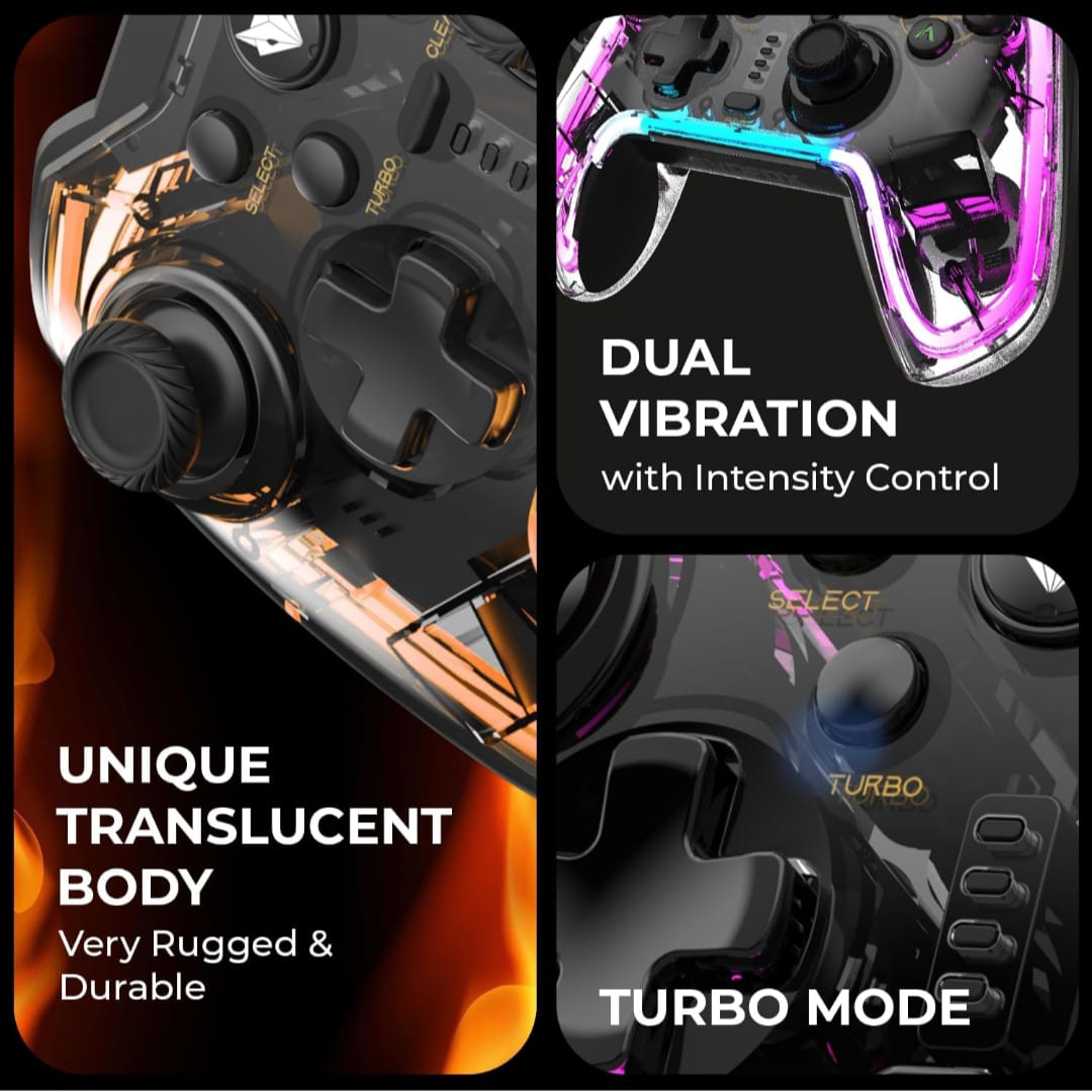 Elite X RGB Wired Gaming Controller for PC