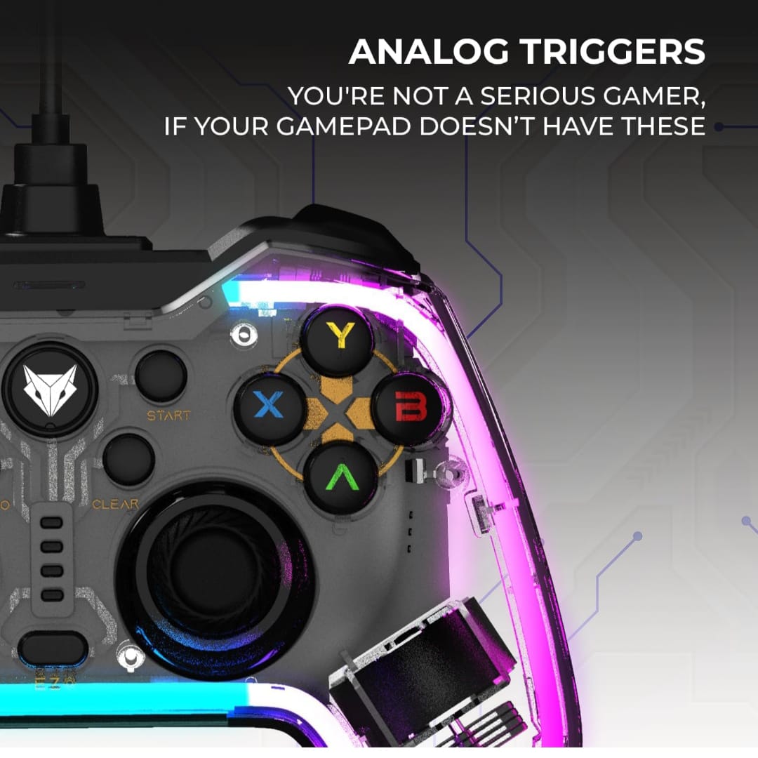 Elite X RGB Wired Gaming Controller for PC