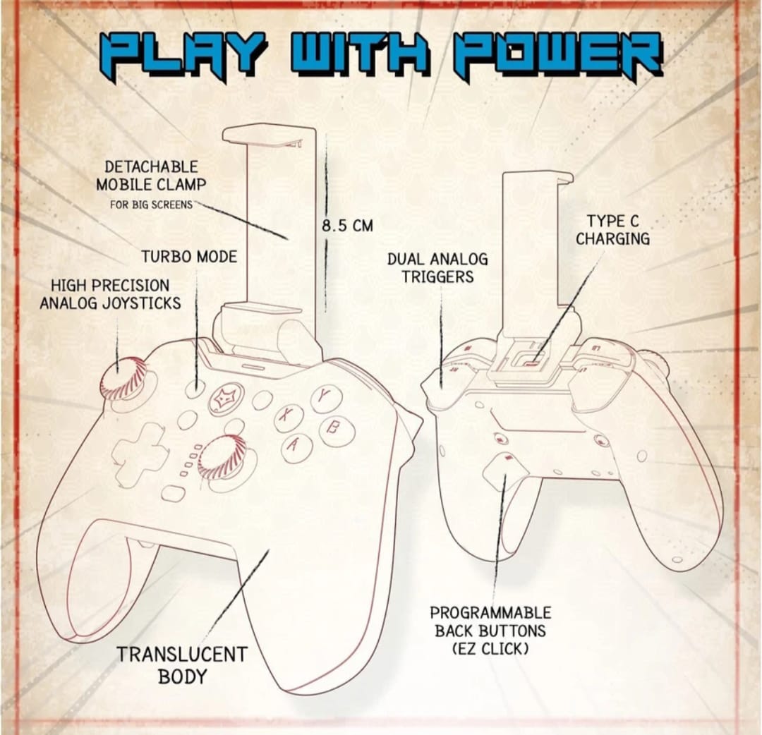 FOX Go Wireless Bluetooth Gamepad