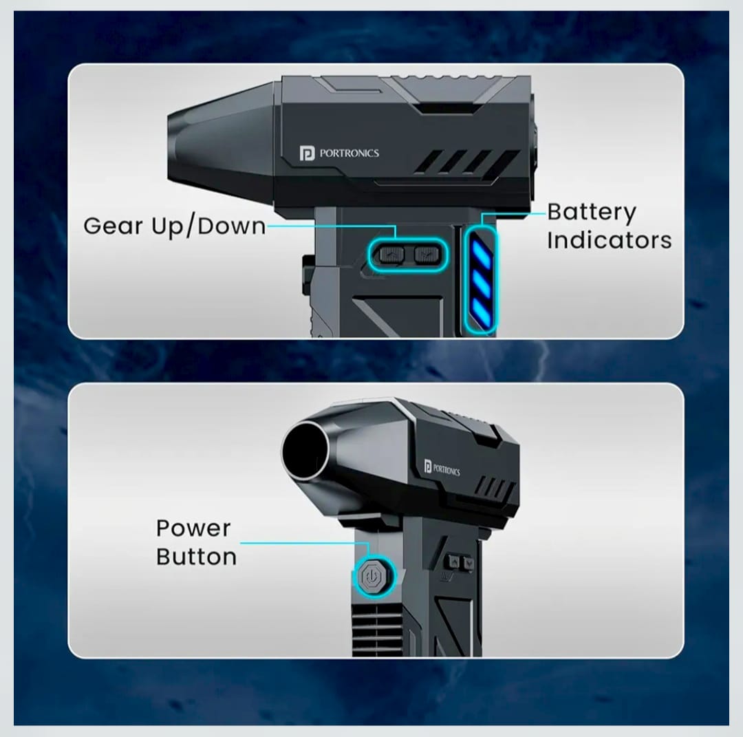 Mini Handheld High-Speed Air Duster (130000 RPM)