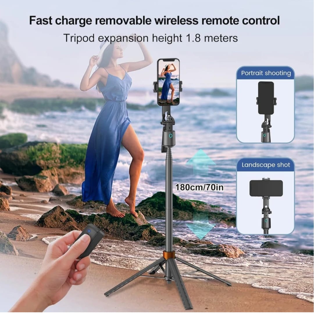 Q13 , 1.8M AI 360° Selfie Stick Tripod
