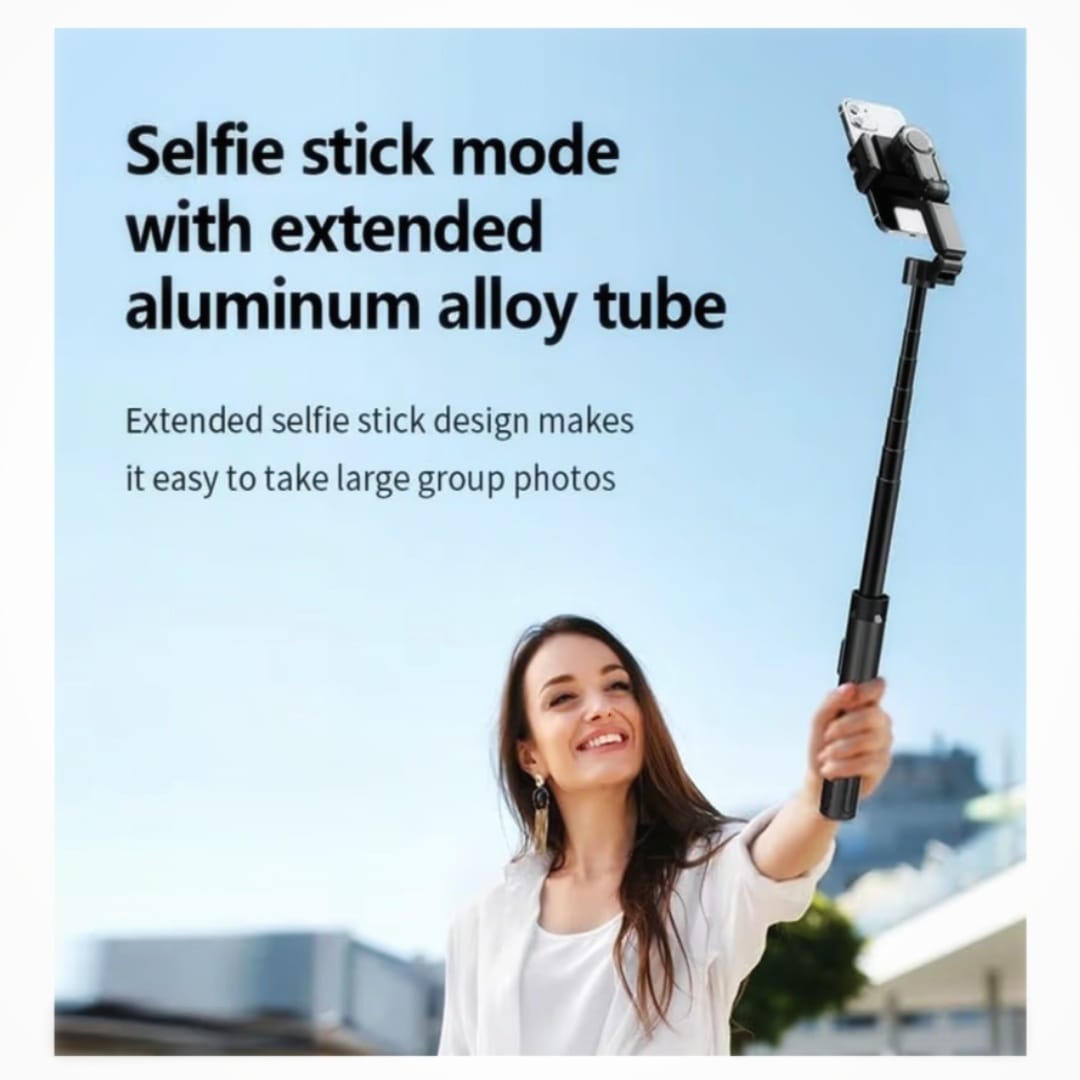 C16 AI Tracking Selfie Stick Tripod with Gimbal Stabilizer