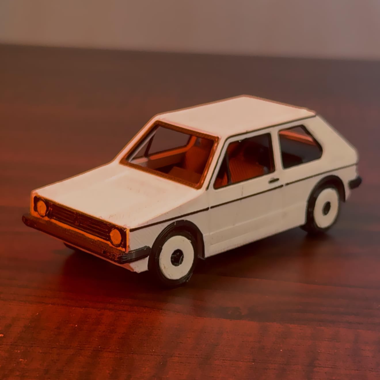 Golf Car – Kit Card (DIY Assembly Toy)