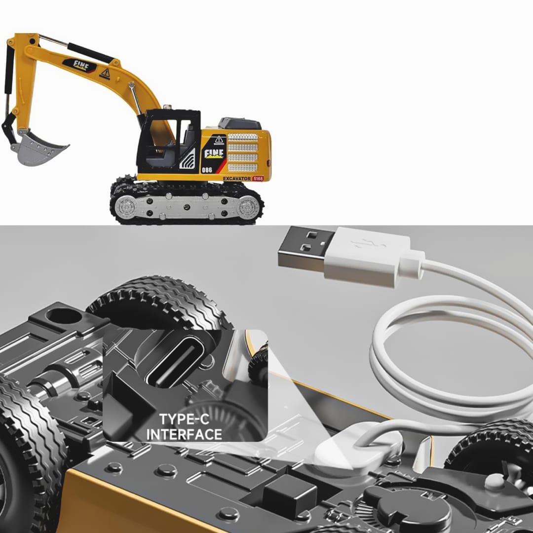 Excavator (1:64 scale, R/C)