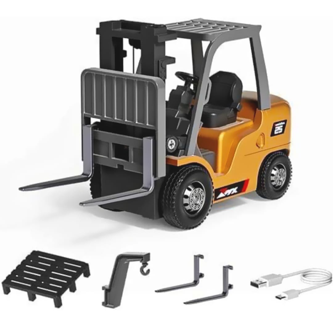 Forklift, 1:64 scale, R/C (Green)