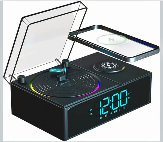 SoundFlow 5W Retro Speaker & 15W wireless charger