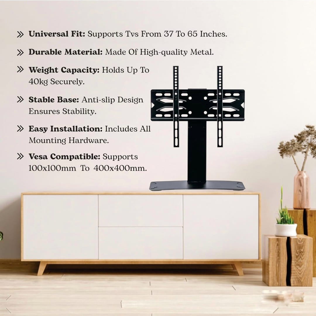 Table Top TV Stand for (32–55 Inch) LED TVs