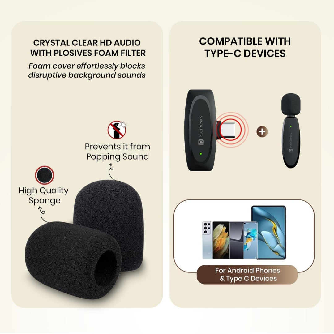 Dash 7 AI Omnidirectional Type-C Wireless Mic
