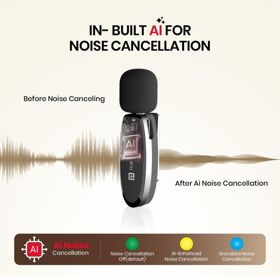 Dash 7 AI Omnidirectional Type-C Wireless Mic