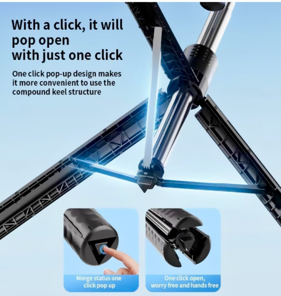 190-CM, Selfie Stick (with 1/4 Interface)