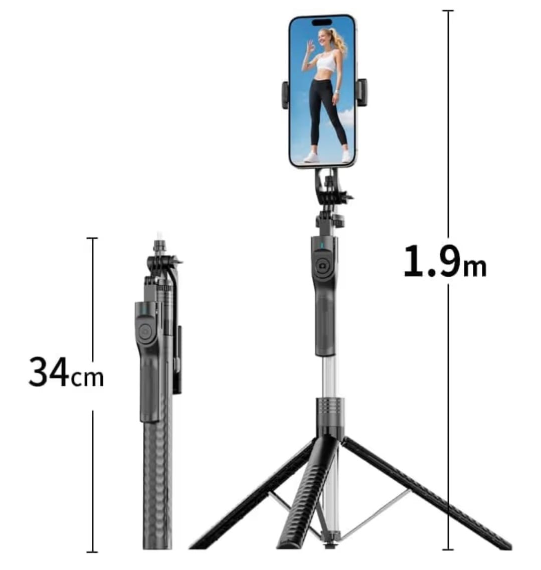 190-CM, Selfie Stick (with 1/4 Interface)
