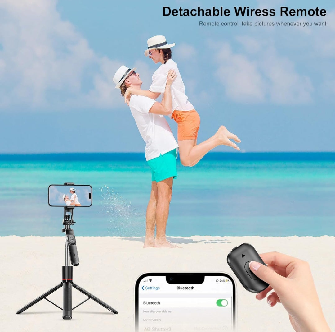 155 CM, Selfie Stick, with 1/4 interface screw