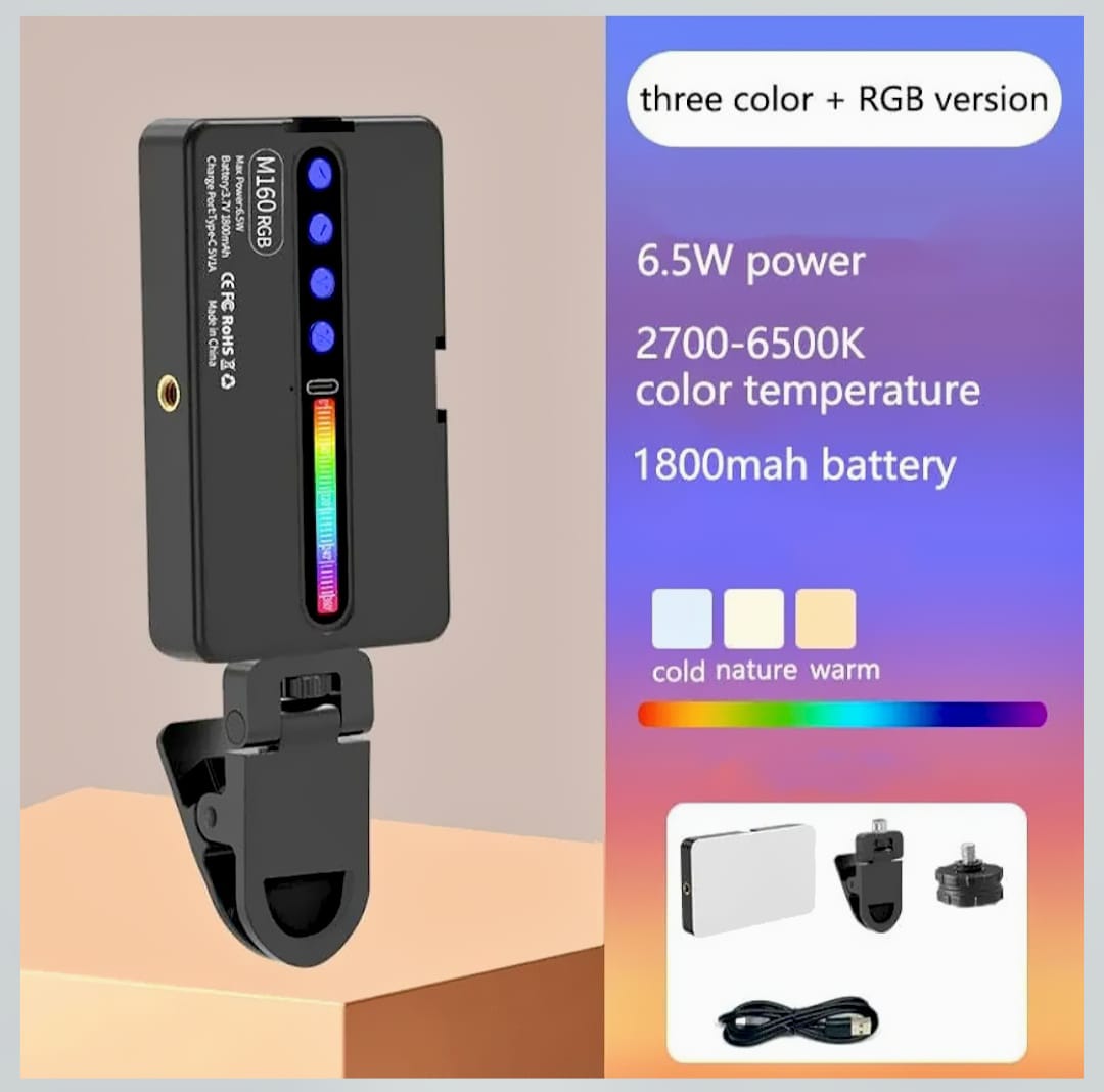 Portable Pocket LED Light for Mobile & DSLR