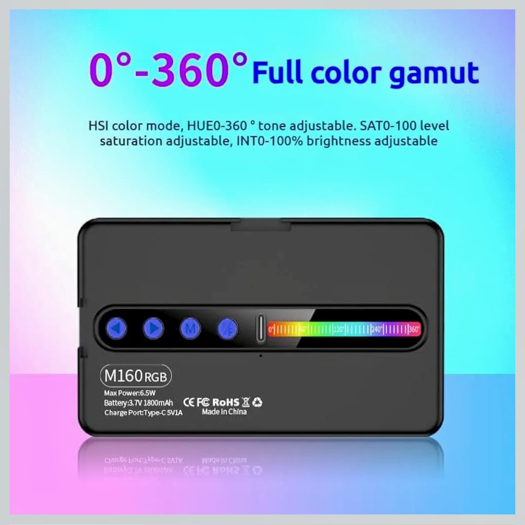 Portable Pocket LED Light for Mobile & DSLR
